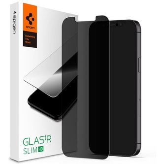 Spigen Glas tR Privacy HD tvrzené sklo iPhone 12 Pro Max čiré