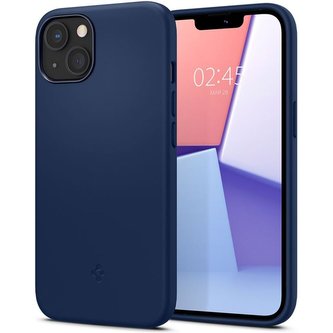 Spigen Silicone Fit kryt iPhone 13 modrý