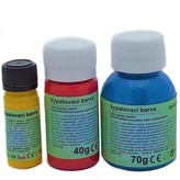 Vypalovací barva perleťová 70g, černá