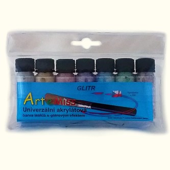 Sada glitrových univerzálních barev