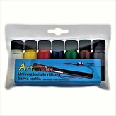 ARTEMISS Sada univerzálních akrylátových barev LESK