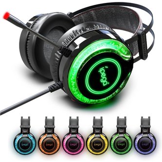 iPega PG-R015 herní sluchátka s mikrofonem a podsvícením