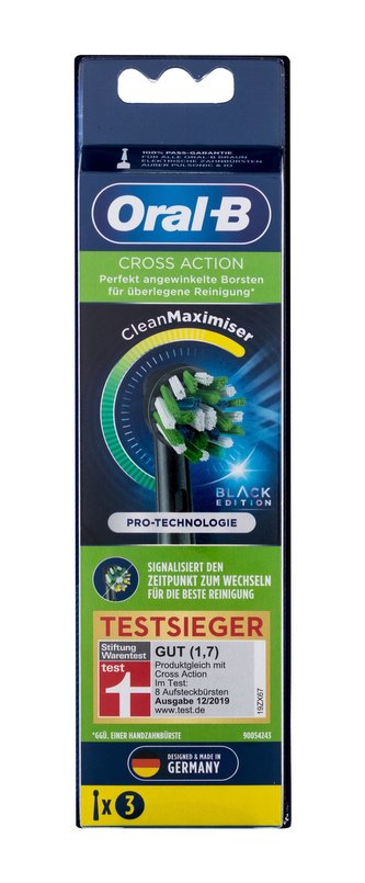 Oral-B CrossAction Zubní kartáček Black Edition 3 ks unisex