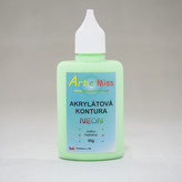 Akrylátová kontura NEON 55g, neon modrá
