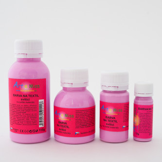 ARTEMISS Svítící barva na textil (fotoluminiscenční) 500g, neon zelená