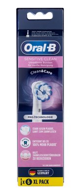 Oral-B Sensitive Clean Zubní kartáček Brush Heads 6 ks unisex
