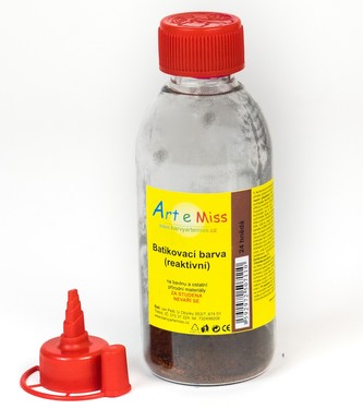 ARTEMISS Batikovací reaktivní barva(batika za studena) 13g(250ml), hnědá