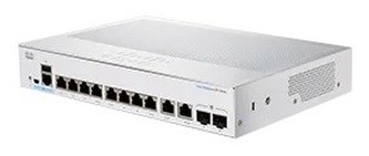 Cisco switch CBS250-8T-E-2G, 8xGbE RJ45, 2xRJ45/SFP combo, fanless