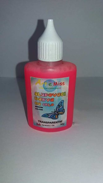 Slupovací barva svítící ve tmě 55g, neon fialová