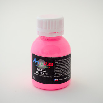 ARTEMISS Barva na tmavý textil - neon (září pod UV světlem) 70g, neon oranžová