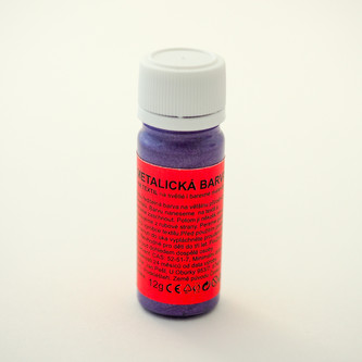 ARTEMISS Metalické barvy na textil 12g, pomerančová