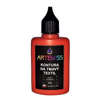 ARTEMISS Kontura na tmavý textil 55g, zlatá
