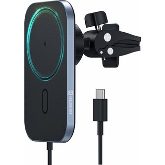 SWISSTEN magnetický držák do auta s nabíjením 15W (MagSafe compatible)