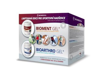 Biomedica Bioment gel 370 ml + Bioarthro gel 370 ml + Bioment gel 100 ml ZDARMA