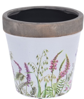 Keramický květináč Flowers Onobrychis 15,8x16 cm