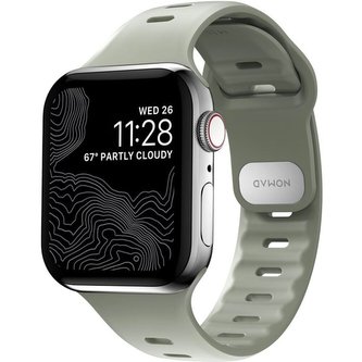 Nomad Sport Slim Strap M/L Apple Watch 7 45/44/42mm zelený