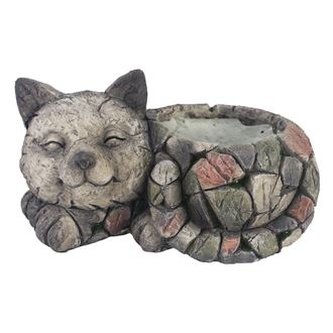 Dekorační květináč kočka X3646