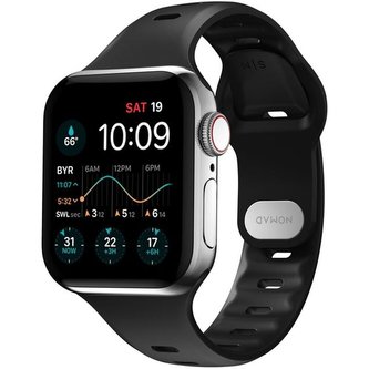 Nomad Sport Slim Strap S/M Apple Watch 7 41/40/38mm černý