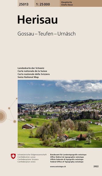 Swisstopo 1 : 25 000 Herisau