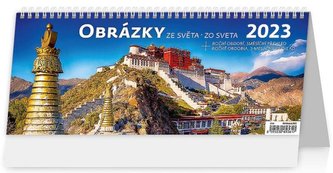 Kalendář stolní 2023 - Obrázky ze světa