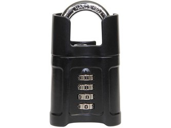 zámek visací kódový RV.25011 ČER