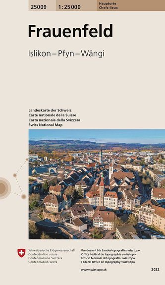 Swisstopo 1 : 25 000 Frauenfeld