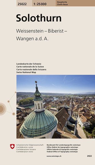 Swisstopo 1 : 25 000 Solothurn