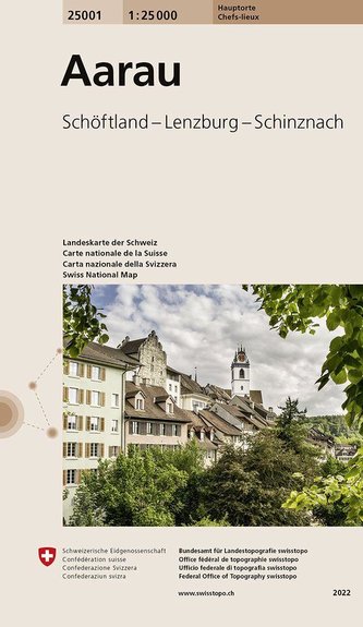 Swisstopo 1 : 25 000 Aarau