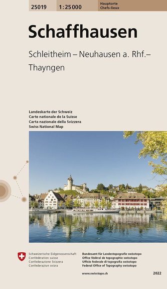 Swisstopo 1 : 25 000 Schaffhausen