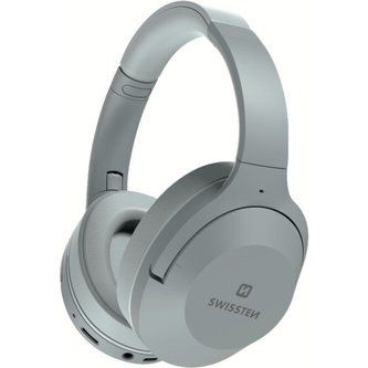 Swissten Hurricane Bluetooth náhlavní sluchátka šedá