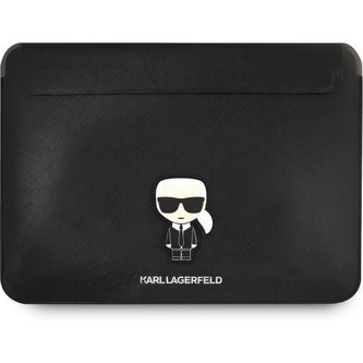 Karl Lagerfeld Saffiano Ikonik Computer Sleeve 13/14" černý