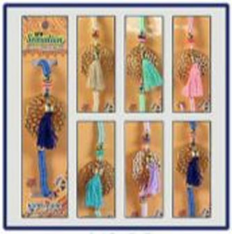 Náramek na ruku zlatý ornament se střapcem - New Sensation