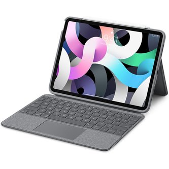 Logitech Folio Touch pouzdro s UK klávesnicí a trackpadem iPad Air 10,9" šedé
