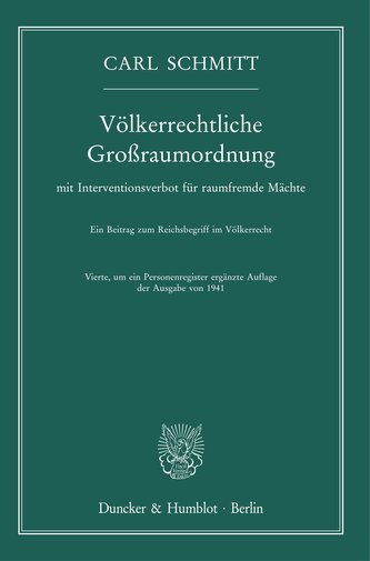 Völkerrechtliche Großraumordnung