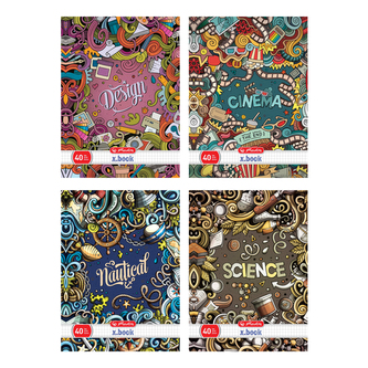 Sešit A4/40 čtv,parc.čmáranice