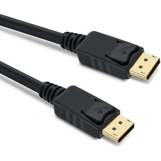 PremiumCord DisplayPort 1.4 přípojný kabel M/M, zlacené konektory, 1m