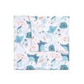 FUNNABABY Mušelínová zavinovací plena Atlantico 120 x 120 cm
