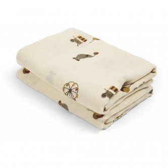 NUUROO Bao Mušelínové plenky 2 ks Creme/Circus