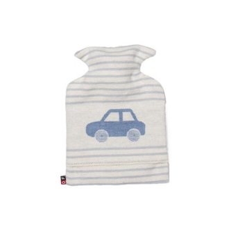 DF JUWEL Dětská hřejivá lahev Termofor Car 800ml Light Blue