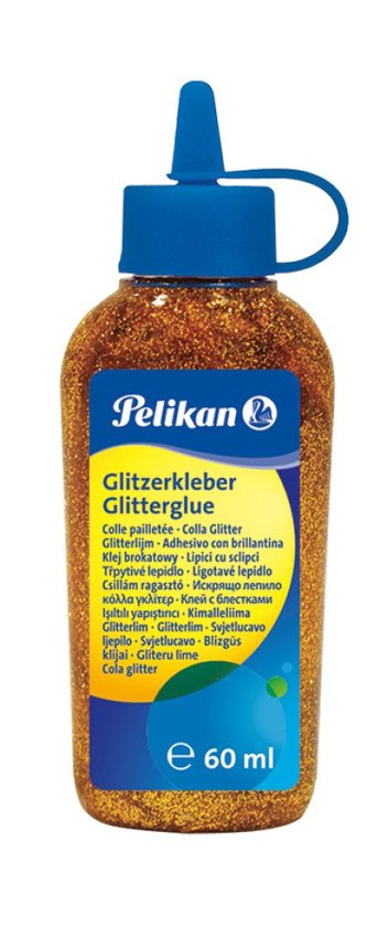Pelikan - Lepidlo glitrové 60ml zlaté