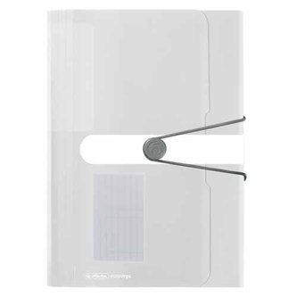 Herlitz - Spisové desky A4 s 12dílným organizérem, transparentní