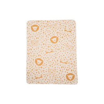 DF JUWEL Dětská deka Leo, Waschbär und Löwe Gold