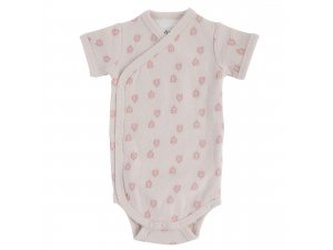 LODGER Romper Short Sleeves Print Rib Tan vel. 56