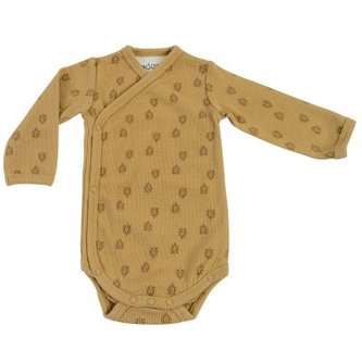 LODGER Romper Long Sleeves Print Rib Honey vel. 74