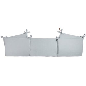 FUNNABABY Mušelínový mantinel Dove Grey