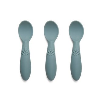 NUUROO Ella Silikonové lžičky 3 ks Lead