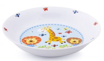 Talíř dětský hluboký 19 cm SAFARI porcelán