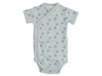 LODGER Romper Short Sleeves Print Rib Ice Flow vel. 56