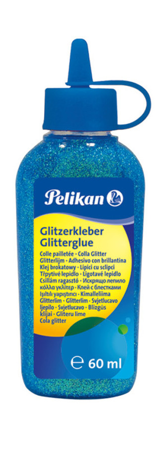 Pelikan - Lepidlo glitrové 60ml tyrkysové