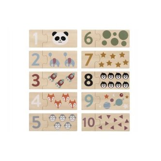 KINDSGUT Dřevěná hra Čísla